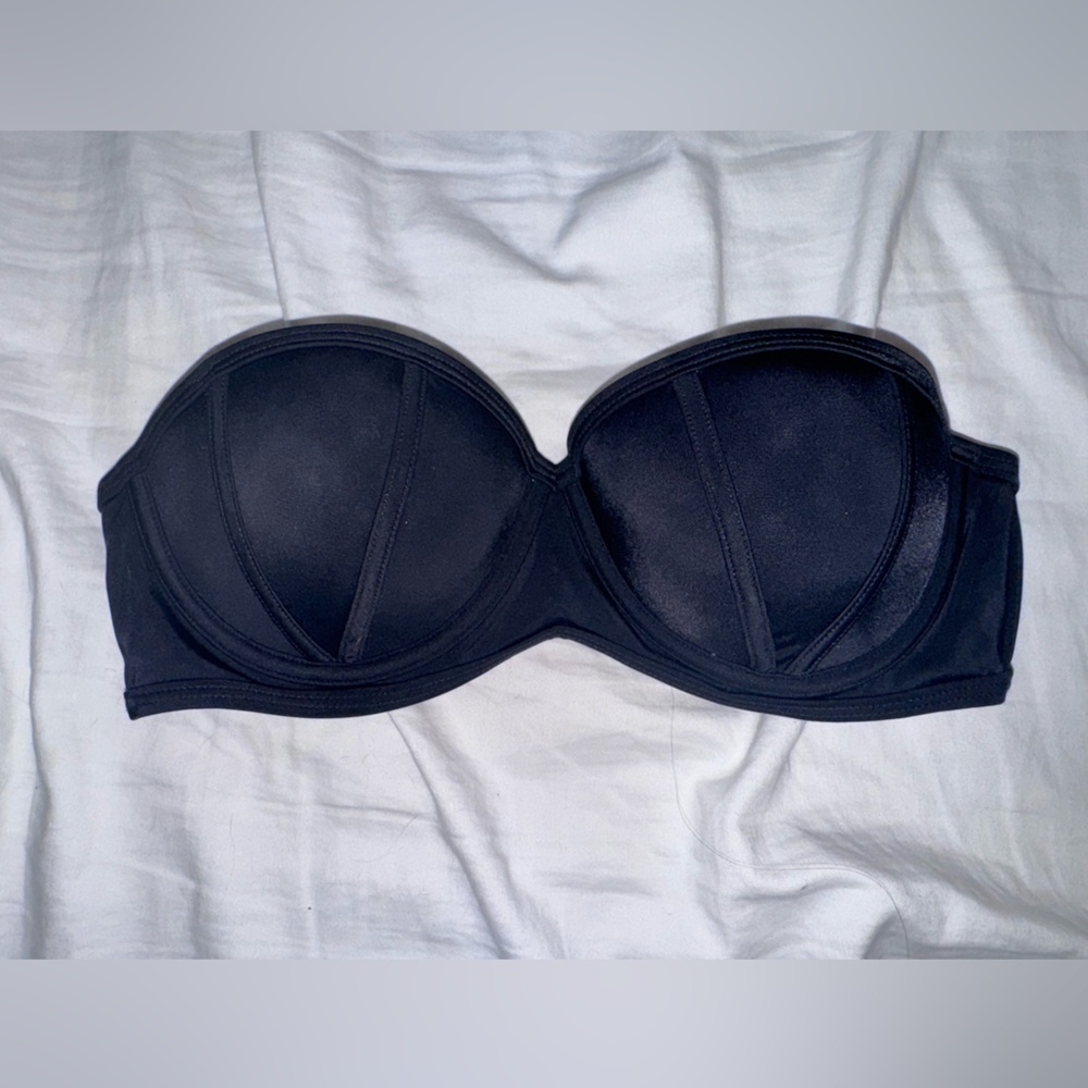 PINK Victoria's Secret Black Bikini Top